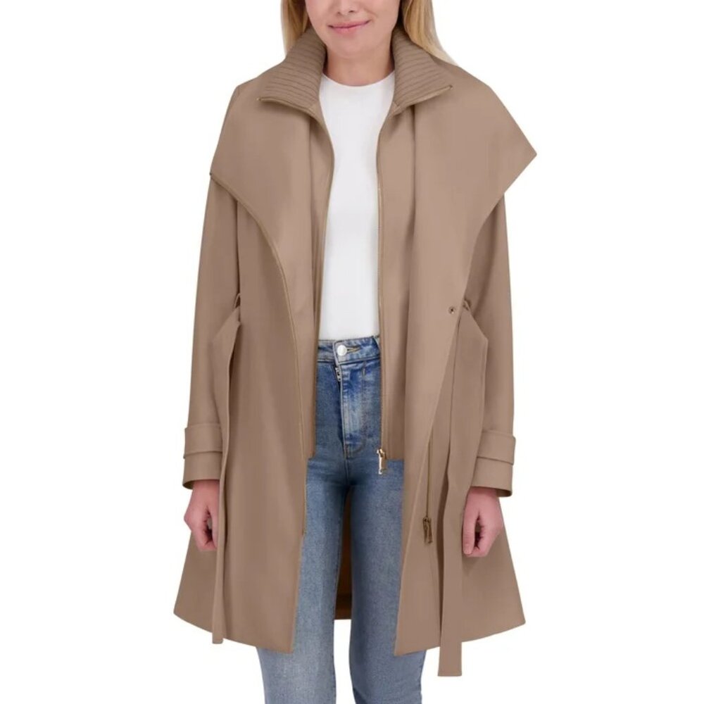 Halston Women's Belted Trench Coat